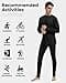 woolcano Juego de ropa interior térmica para hombre, 100 % lana merina, Juego de ropa interior funcional ligera para esquí, Ideal para invierno y actividades al aire libre, XXL - 4