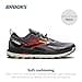 Brooks Men's Cascadia 18 GTX Trainers, Blackened Pearl Black Tomato - 2