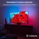 HUBAURA Sync Box retroilluminazione HDMI 2.0 Nastro LED sincronizzazione Immagine, Nastro LED per TV 42 a 88 Pollici (83-88 Pollici) - 2