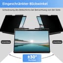 Mamol Magnetischer Blickschutzfilter für Surface 15 Zoll, kompatibel mit Microsoft Surface Laptop 7/6/5/4/3/2/1, abnehmbar, Displayschutzfolie für Surface Laptop, Anti-Schock/Blaulichtfilter - 2