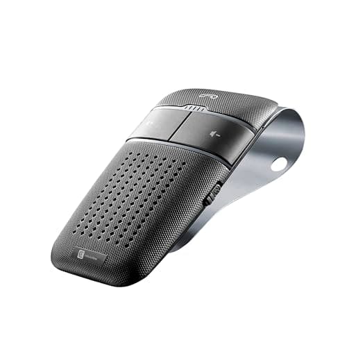 Cellularline - Easy Drive - Vivavoce Bluetooth per Auto con Funzione Dualphone - Talk Time 20h - Recharging Time 2h - Riproduci Suono e Indicazioni GPS dal Tuo Smartphone - Nero