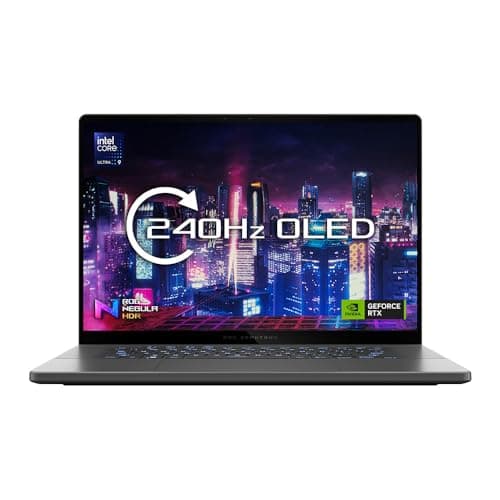 ASUS ROG Zephyrus G16 OLED 16.0" WQXGA 500nits 240Hz Gaming Laptop (Intel Core Ultra 9-185H, NVIDIA GeForce RTX 4070, 32GB RAM, 1TB PCIe SSD, Windows 11)