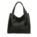 Chicca Borse Borsa a Spalla Donna in Pelle Made in italy 40x36x10 Cm - 1