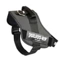 IDC Powergeschirr, 2XL, Schwarz-Grau - Reflektierendes Hundegeschirr mit Logo-Feld, verstellbar, atmungsaktiv, Bewegungsfreiheit, Oeko-TEX Zertifiziert, für kleine, mittlere & große Hunde - 2