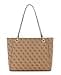 GUESS Women's Noelle Ii Tote, Shoulder Bag, Latte Logo, One Size - 4