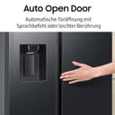 Samsung RS80F66KBFEF Side-by-Side Kühl-Gefrierkombination, AI Kühlschrank mit Gefrierfach, 178 cm, 634 l, Eis- und Wasserspender mit Festwasseranschluss, AI Voice Control & Energy Mode, Black Steel - 6