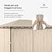 blumfeldt Mondo - Gazebo 3x4, Struttura in Acciaio, con Tende, Resistente alle Intemperie, Gazebo da Giardino, Facile da Montare, Beige - 3