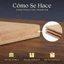 Deer & Oak Tabla de cortar de bambú de ciervo y roble (XL + XXL) - 11