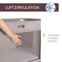 Chicco Next2Me Forever, 3-in-1-Babybett für Neugeborene, Bistellbett, das zu einem Montessori-Bett wird, bis 4 Jahre (22 kg), verstellbare Höhe, gute Luftzirkulation, 4 Räder, inklusive Matratze - 9