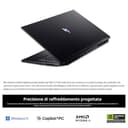 acer Notebook Gaming Nitro V17 Ai, Ryzen7 260, Ram 32Gb ddr5, SSD da 1Tb(512Gb X 2), Display 17,3" QHD da 165Hz, NVIDIA GeForce RTX 5060 8Gb GDDR7, Wi-Fi 6e, Thunderbolt 4.0, Win 11, Ready to use - 5