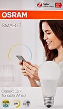 OSRAM Smart+ LED, ZigBee Lamp with E27 Socket, warm white to daylight (2000K - 6500K), dimmable, Directly compatible with Echo Plus and Echo Show (2. Gen.), Compatible with Philips Hue Bridge - 2