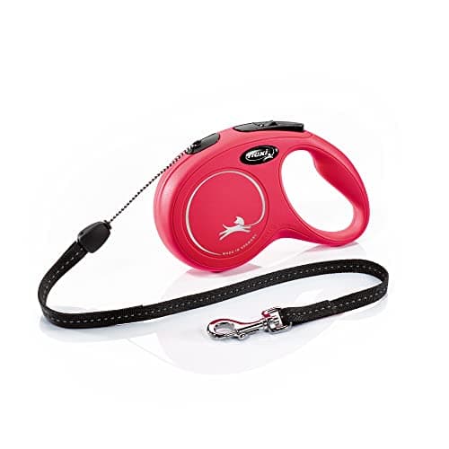 flexi® Classic S Cordón 8 m roja, correa extensible para perros hasta máx. 12 kg