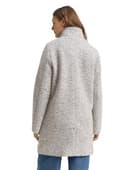 TOM TAILOR Denim Damen Bouclé Wollmantel mit Stehkragen - 3