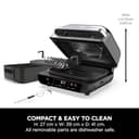 Ninja Foodi MAX Health Grill & Air Fryer 5.7L with Digital Cooking Probe, 6-in-1, Air Fry, Grill, Bake, Roast and more, Dishwasher Safe Parts, Large Grill Plate, Grey and Silver, AG551UK - 11