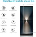 Didisky 3 Pack Tempered Glass Screen Protector for Sony Xperia 1 VI 5G 6.5'', Anti-Scratch, 9H Hardness, No Bubbles, High Definition Screen Protector, Easy to Use - 2