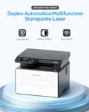 PANTUM BM4209DW Stampante Laser Multifunzione WIFI, Stampa Fronte e Retro Automatica Bianco e Nero, 3in1(Stampa/Copia/Scan), 30ppm, USB，Wireless, Display LCD, Inbox Toner 1000 Pagine, Cavo USB incluso - 2