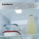 Corbero - Frigorífico Combi Estático | CCH1824EW | 262L | 180cm | Cajón Crisper | Luz LED | Estanterías Cristal | Hueveras y Cubiteras | Blanco - 6