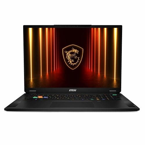 MSI Stealth A18 AI+ 18" 16:10 UHD+ 120Hz Gaming laptop- (Ryzen AI 9 HX 370, NVIDIA GeForce RTX 5090, 64GB RAM, 2TB SSD, Windows 11 Home Premium) - Midnight Black