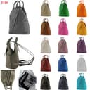 modamoda de - T180 - Damen Rucksack Tasche aus ital. Leder, Farbe:Cognac - 4