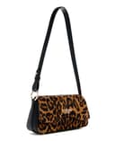GUESS Schultertasche Domitilla Flap Shoulder Bag Leopard braun - 2