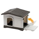 Ferplast DOGVILLA 60 Casetta per Cani, Lato Apribile, Fondo Sollevato Anti Umidità, Sistema Fuoriuscita Liquidi, Tetto Rimovibile Facile Pulizia, Griglia Aerazione, 58 x 48 x h 44 cm - 2