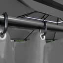 Luxus Pavillon 3x4m Minzo - inklusive Seitenwände Gartenpavillon Partyzelt Gartenzelt (ohne Moskitonetz, anthrazit) - 5