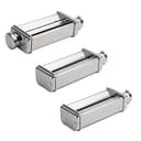 Kenwood MAX980ME Set Sfogliatrice, Tagliapasta Spaghetti e Tagliapasta per Fettuccine Accessori per Impastatrice Planetaria KCC+KVC+KVL+KMX, Acciaio Inossidabile, Argento - 1