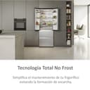 HAIER FD 70 Series 5 HFR5719ENMG - Frigorífico Puerta Francesa, Cajones Direct Access, Circular AirFlow, Motor Inverter, My Zone Plus, Total No Frost, Ancho 70cm, Alto 1,90m, 446L, Luz LED, Inox - 4