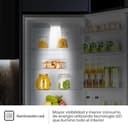 Hisense RB343D4CDE - Frigorífico Combi Cíclico, 269L, Class E, Ancho 55cm x Alto 180cm, Puerta Reversible, Apertura de Puertas 90º, Iluminación Led, Cajón Frutas y Verduras, Gran Capacidad, Inox - 10