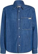 Calvin Klein Camisa Vaquera Hombre Linear Denim Regular Fit, Azul (Denim Medium), XL - 6