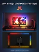 Govee Gaming Light für Monitor G1, TV LED Hintergrundbeleuchtung für 27-34 Zoll TV oder PC, Smart RGBIC Wi-Fi TV Backlight, Doppelte Lichtperlen mit 123 Szenenmodi App-Steuerung, kompatibel mit Alexa - 4