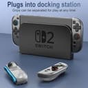 HEYSTOP Custodia per Nintendo Switch 2 Set di Custodie Protettive con Cover per PC Switch 2 e Cover in TPU per Joycon Switch 2, Grande Capacità di Archiviazione per Accessori Nintendo Switch 2 - 6