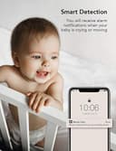 nooie Babyphone Kamera, Babyphone mit Kamera und SD Karte, WLAN Kamera Indoor mit APP und 2K HD Nachtsicht Gegensprechfunktion Kompatibel mit Alexa und 2.4Ghz WiFi, Bewegungs Geräuscherkennung - 4