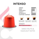 CARRARO 1927 Intenso - 100 Aluminium Coffee Pods Compatible with Nespresso Original line - Intensity 10/14, Dark Roast Coffee Capsules Made in Italy - 2