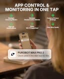 PETKIT PUROBOT MAX PRO 2 Self Cleaning Cat Litter Tray with AI Camera, Facial Recognition & Health Insights, Smart App & Odour Control Automatic Cat Litter Box, Quiet & Spacious for Multiple Cats - 5