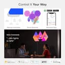 Nanoleaf Shapes Triangle Erweiterungspack, 25 zusätzliche Dreieckigen LED Panels - Smarte Modulare RGBW WLAN 16 Mio. Farben Wandleuchte Innen, Musik & Bildschirm Sync, Funktioniert mit Alexa - 7