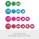 Leitz 75180084 -Plastificadora iLAM Office Pro A3, Calentamiento Ultra Rápido 1 Minuto, 75-125 Micras, Indicador LED Inteligente, Apagado Automático, Incluye 5 Fundas A4 para Plastificar, Gris/Blanco - 7