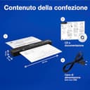 Epson WorkForce ES-60W Scanner Portatile Compatto, Wireless Wi-Fi Direct USB, pannello LCD, Scansione 600dpi, Alimentazione Automatica, Scansione 8,5 ppm, JPEG, PDF, TIFF Supportati, Software Incluso - 3