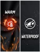 TACVASEN Outdoor Jacket 3 in 1 Women's Fleece Waterproof Ski Snowboard Coat Outdoor, Pure Black, XXL - 4