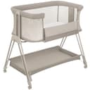 lionelo LUNA lettino portatile con materasso, co-sleeping, da neonato a 9kg, altezza e inclinazione regolabili, 4 ruote con blocco, fissaggio al letto dei genitori, arioso lettino da affiancare - 1