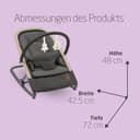 Maxi-Cosi Kori 2-in-1-Babywippe mit Spielzeugbogen, 0–2 Jahre, bis zu 15 kg, Baby Bouncer, 3 mit einer Hand einstellbare Liegepositionen, Easy-in-Gurt, leicht und kompakt, Eco Care, Beyond Graphite - 8