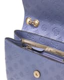 GUESS shoulder bag cross body bag Dita Convertible XBody Flap Grey Blue Logo - 3