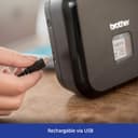 Brother PT-P710BT, Monochrom, Etikettendrucker, P-Touch Cube Plus, Etikettierer, Verbindbar (PC und Bluetooth), Schwarz, 6.1 x 11.5 x 11.5 cm - 7