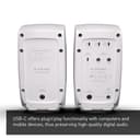 Adam Audio D3V - Sistema di monitor attivo per desktop con porta USB-C (coppia), bianco - 3