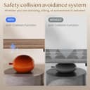 FLEXISPOT Escritorio Elevable Eléctrico Mesa Regulable en Altura 180x80 cm con 2 Potentes Motores Escritorio Estable Escritorio de pie Eléctrico Regulable en Altura con Función Memoria(Negro+Marrón) - 7