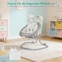 5V Babywippe Netzteil kompatibel mit Joie Serina Swivel Babyschaukel Ersatzadapter für Elektrische Baby-Schaukelstühle Ladegerät Ladekable 2 Meter lang - 3