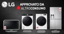 LG F4R5010TSWW Lavatrice 10kg AI DD, Classe A-10%, 1400 Giri, TurboWash, Vapore - 2