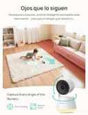 Dr.Care LumiView Plus Monitor Bebé WiFi con Clip – Pantalla 5.5", Cámara 2K, Modo Privacidad, Batería 5000mAh, Luz RGB, Alertas Llanto y Movimiento (1 Cámara + 1 Monitor + 1 Soporte Clip) - 6