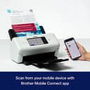 Brother ADS-4700W Professioneller Desktop-Dokumentenscanner, SuperSpeed USB 3.0, 10,9 cm Touchscreen, erweiterte Bildaufnahme, UK-Stecker - 4