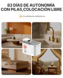 PETKIT EVERSWEET MAX 2 Fuente para Gatos sin Cable, Resistente al Calor, con Sensor de Movimiento, 5000mAh Batería Recargable, Control de App, 3L Bebedero Gatos Automático, Acero Inoxidable - 3